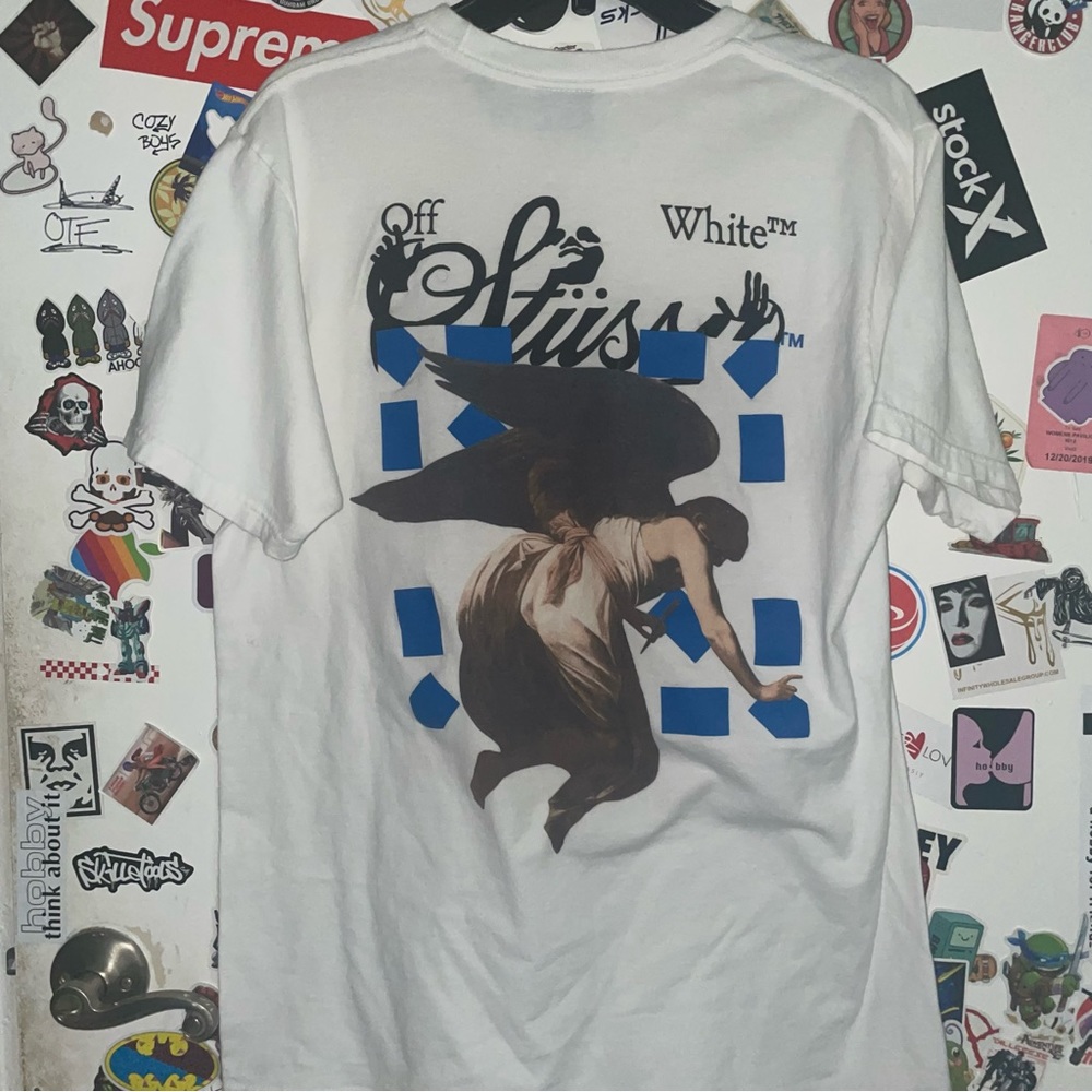Stussy x Off White Virgil Albloh World Tour tee